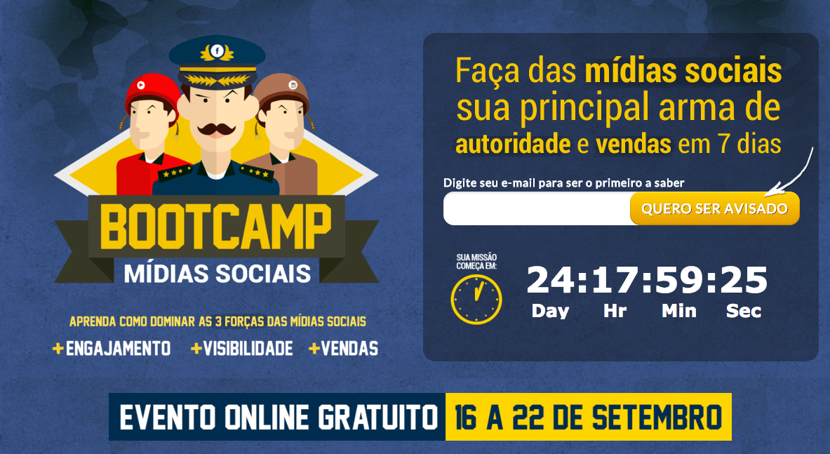 BootCamp Mídias Sociais – O Maior Evento Online de Mídias Sociais do Brasil