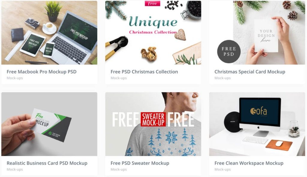 Mockups Gratuitos do Freedesignresources